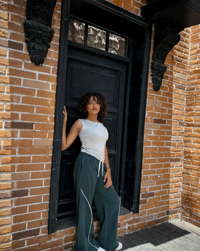 One-Shoulder Casual Crop Top