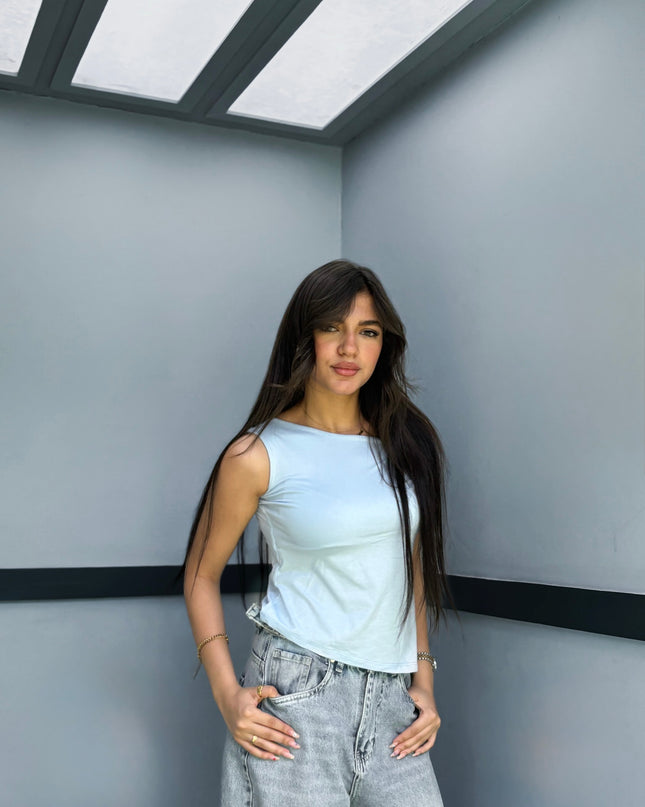 One-Shoulder Casual Crop Top