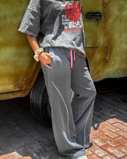 Confident Comfort in Gray Suit