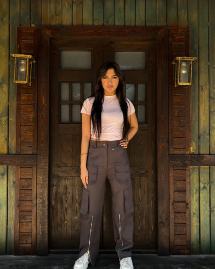 Pockets Pants Dark Grey
