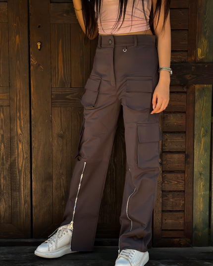 Pockets Pants Dark Grey