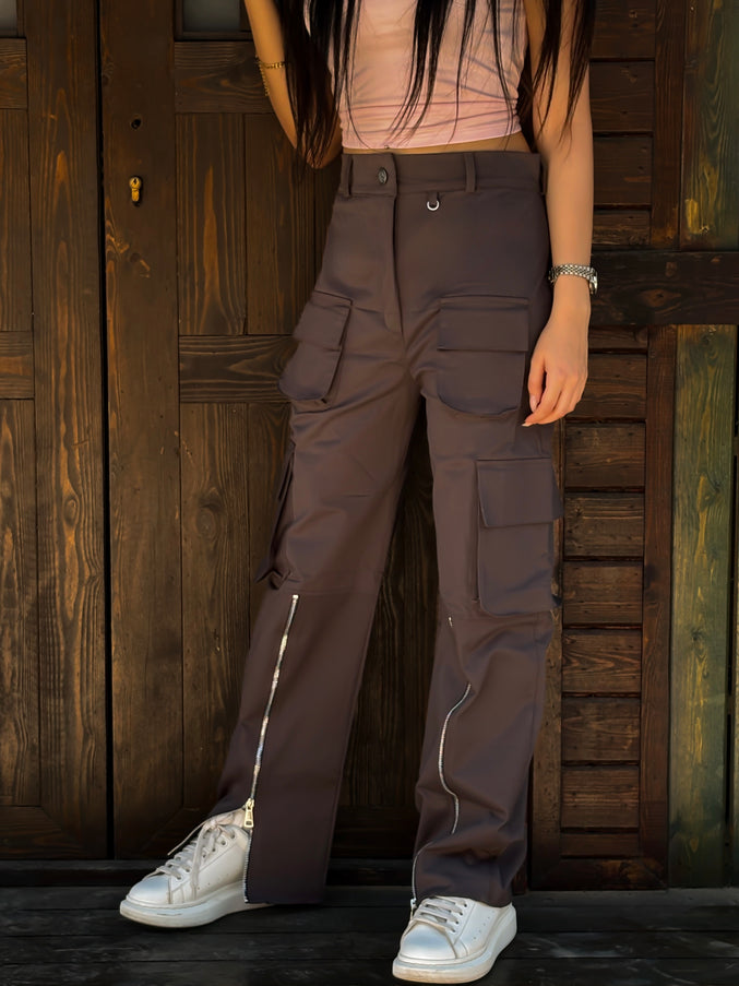Pockets Pants Dark Grey